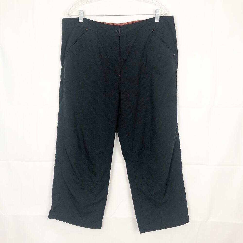 L.L. Bean Capri Nylon Pants Size 18 Regular Outdoor High Rise